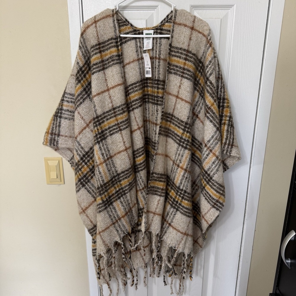 Woolrich Women's Wrap One Size Tan Yellow Brown SRP $79